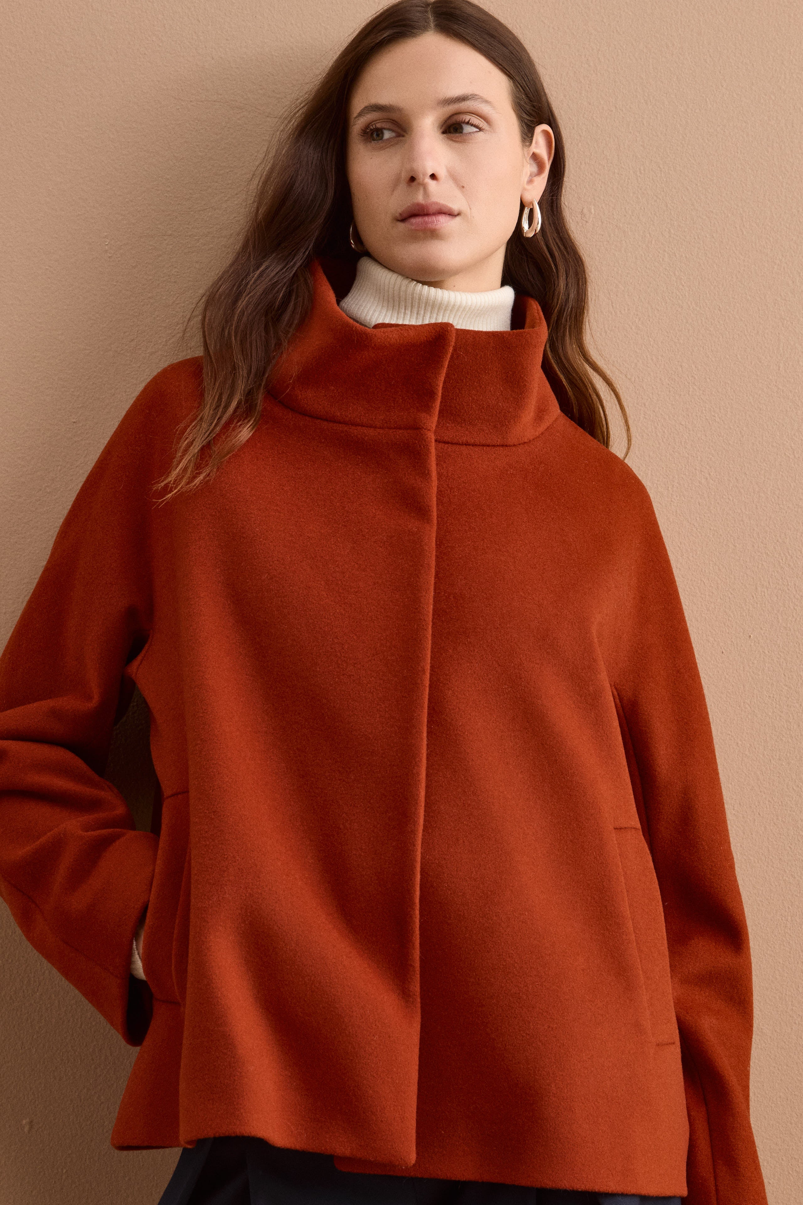 Cappotto Corto in Lana e Cashmere - COCCIO