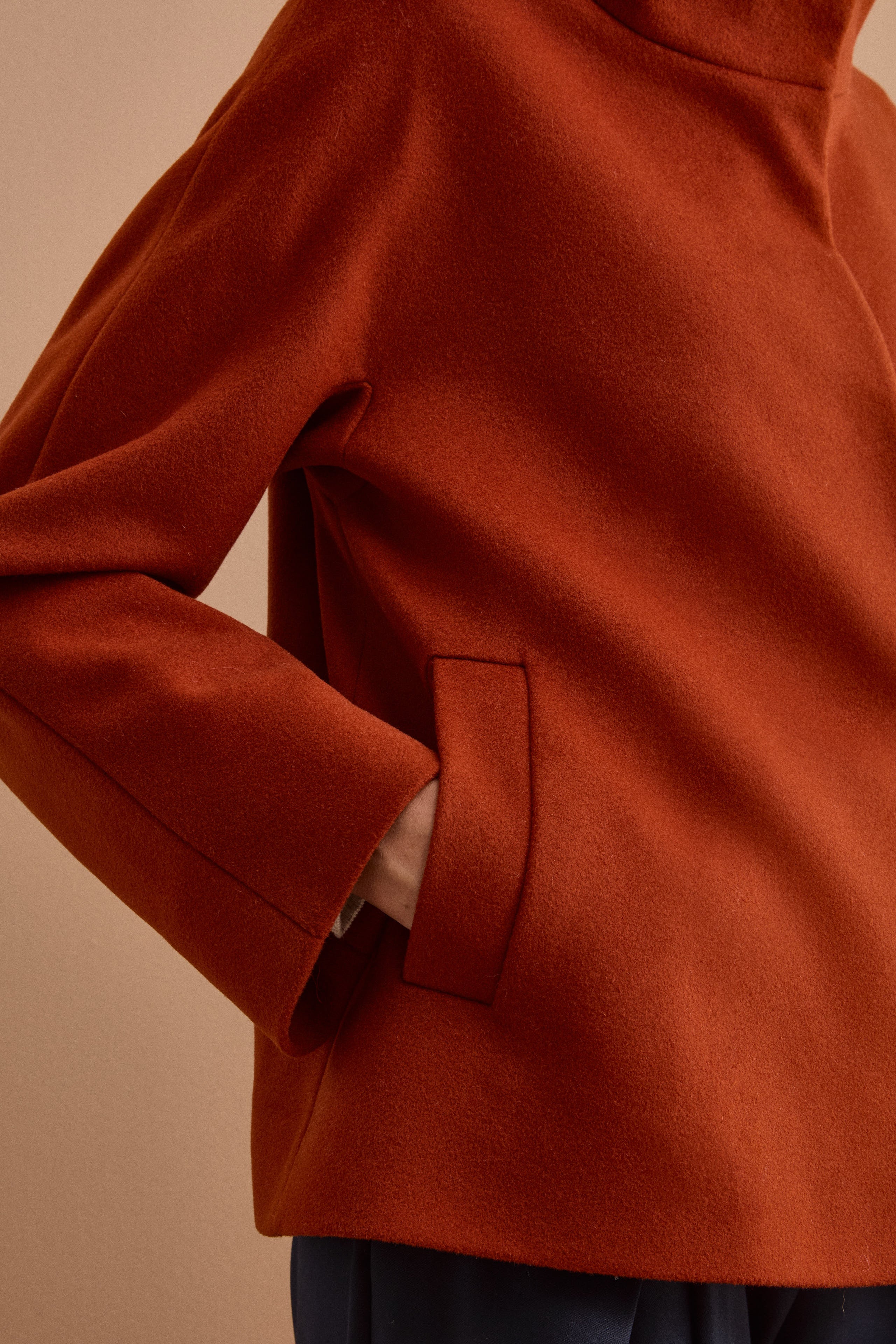 Cappotto Corto in Lana e Cashmere - COCCIO
