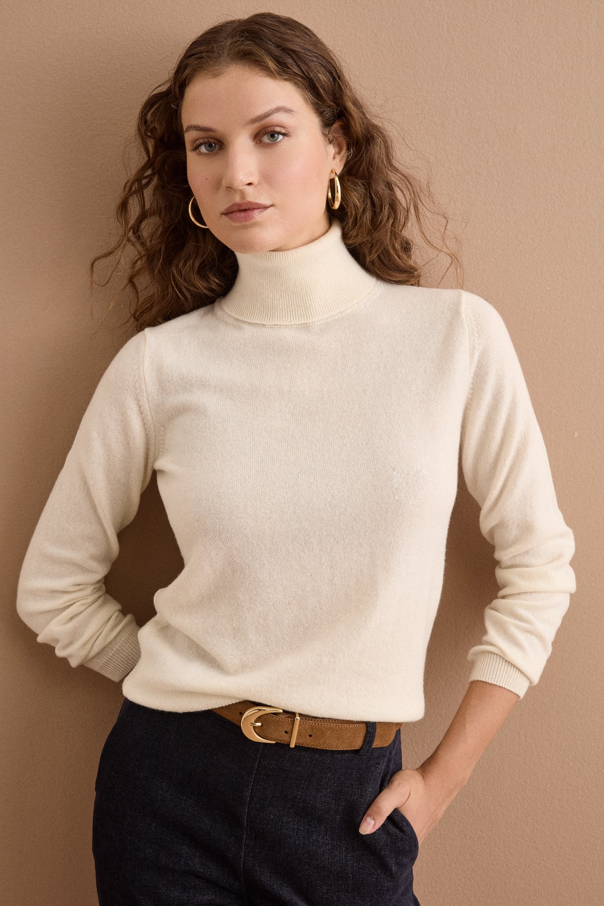 Dolcevita in Puro Cashmere - PANNA