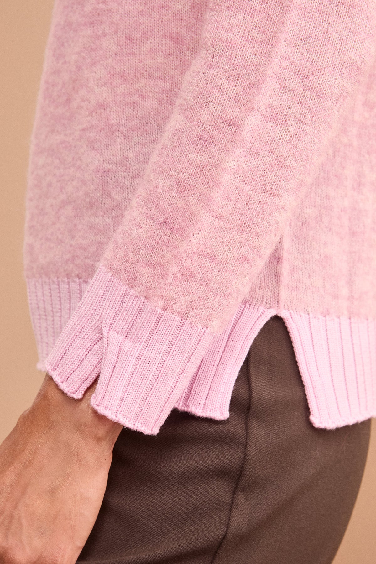 Lupetto Morbido in Misto Alpaca - ROSA