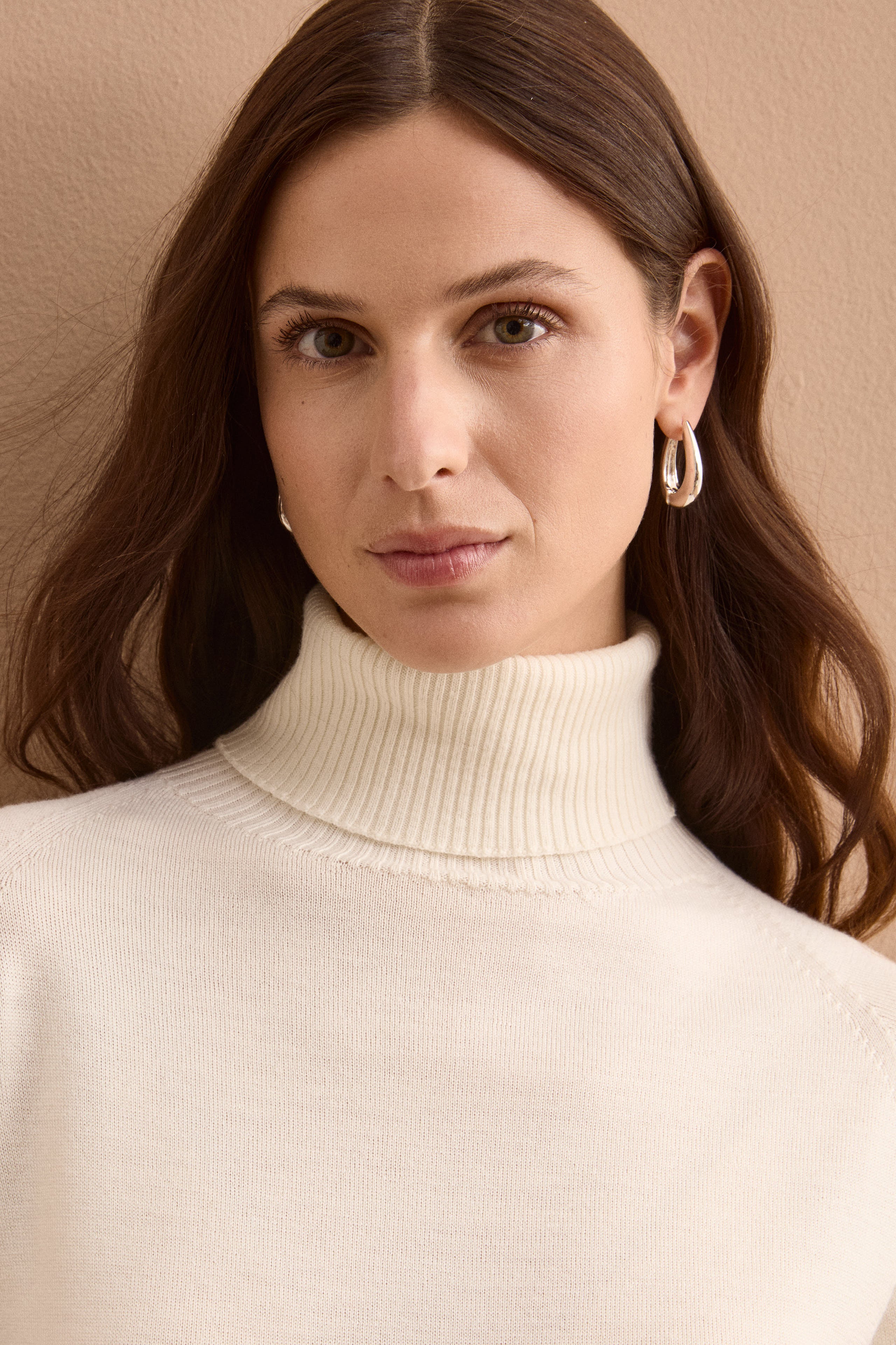 Dolcevita Raglan in Lana Vergine - ECRU