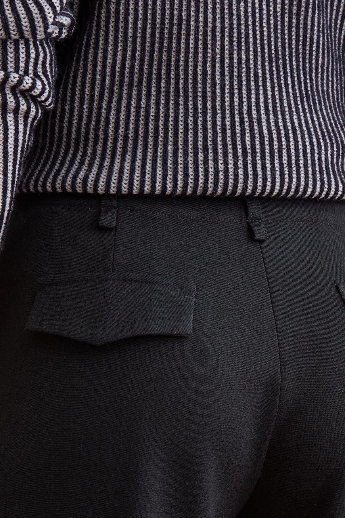 Pantalone Regular Fit a Gamba Larga - BLU