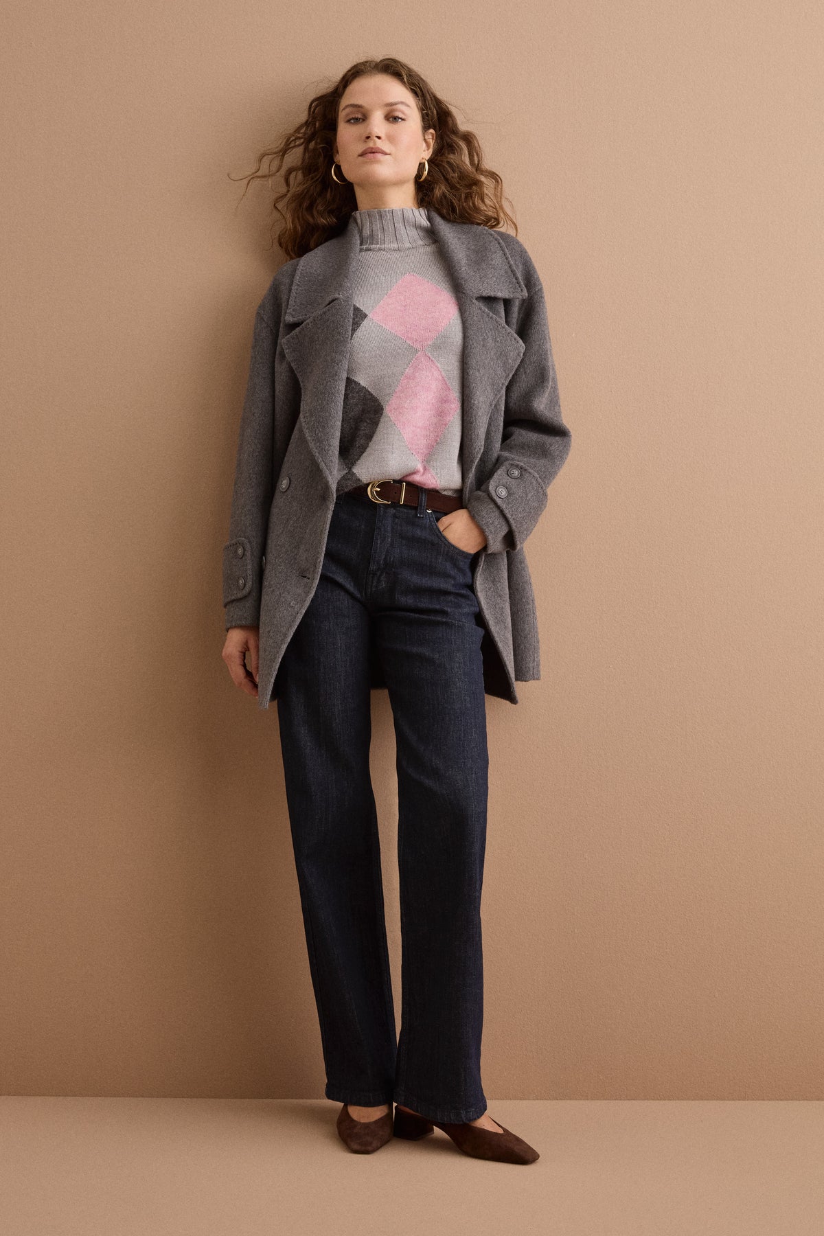 Jeans Straight Cinque Tasche Elasticizzato - JEANS BLU